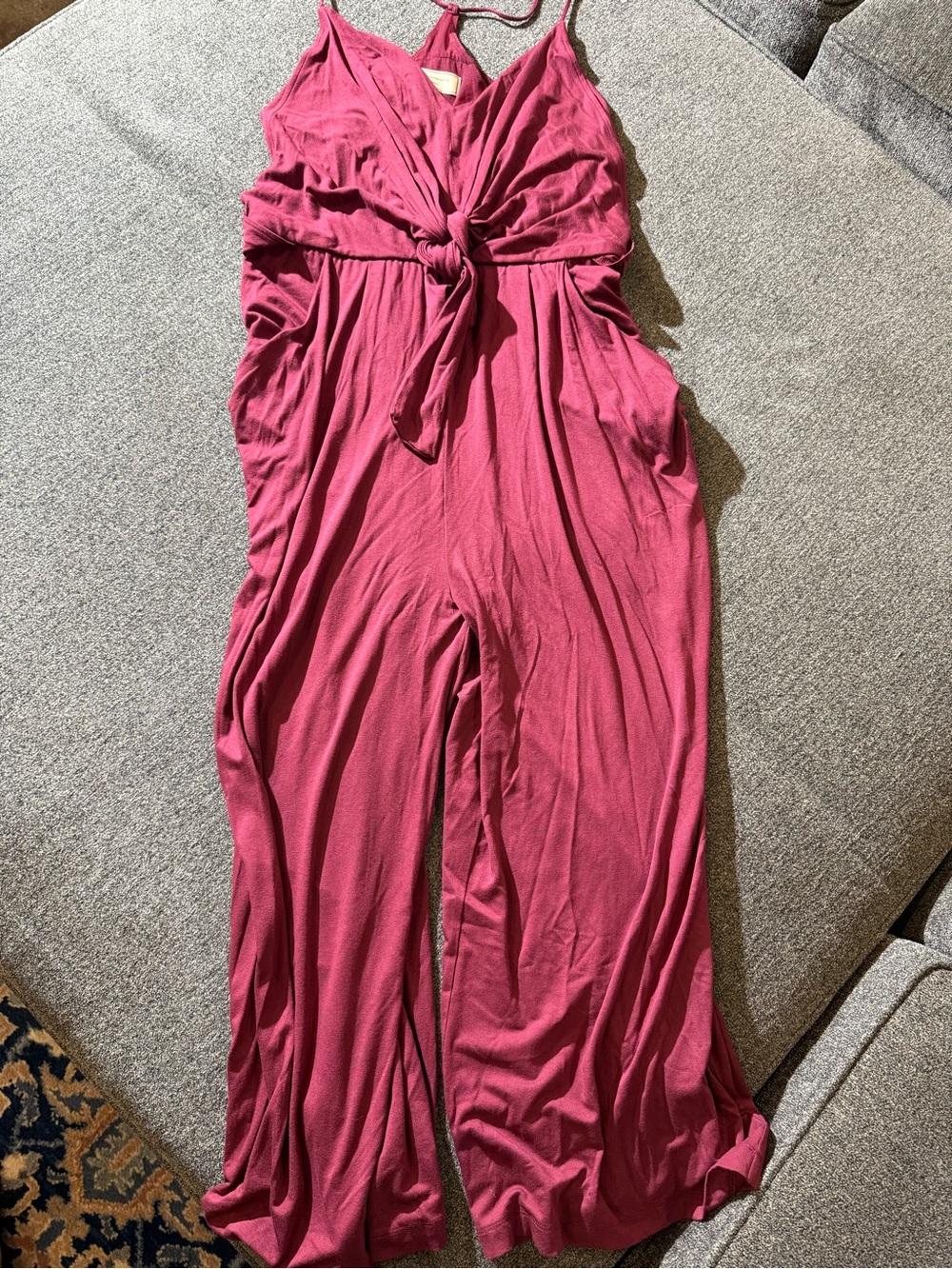 NWOT Anthropology Moulinette SoeursTie-Front Wide-Leg Jumpsuit
